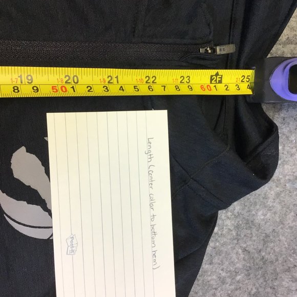 47 Brand Women Raptors Impact 1/4 Zip Pullover Shirt Top Athletic Black Size L - Picture 6 of 7